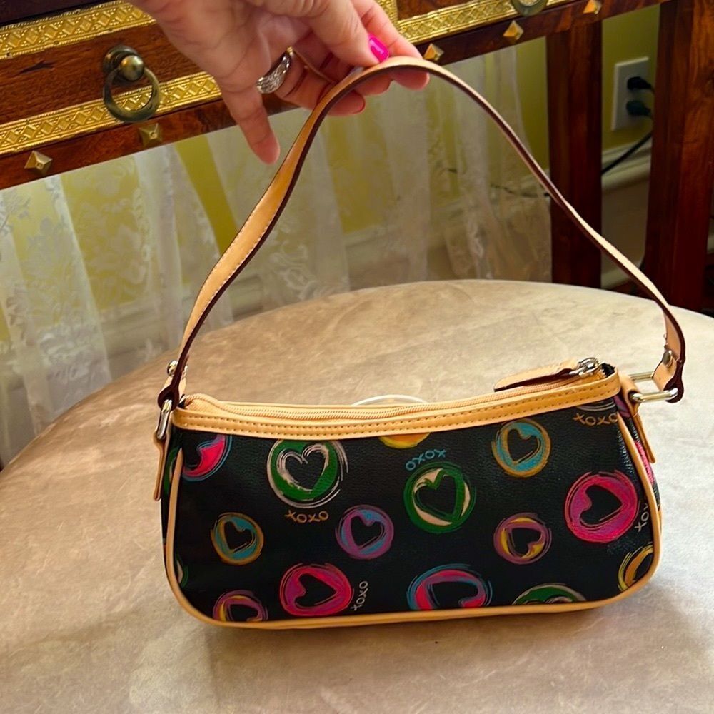 XOXO Y2K Super Cute Heart  Studded Handbag EUC